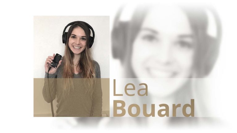 Olympionikin Lea Bouard nutzt Schallpause