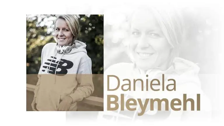 Triathletin Daniela Bleymehl nutzt Schallpause